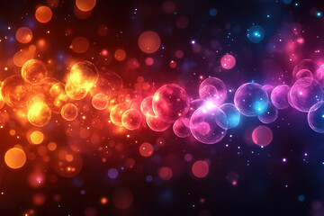 Wall Mural - science vector background: an illustrative background showcasing scientific elements like atoms and 