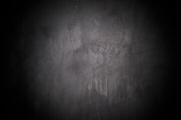 Aufkleber - Old wall texture cement dark black gray background abstract grey color design are light with white gradient background.