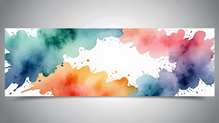 Fototapete - abstract web banner design template. Banner - Design Element