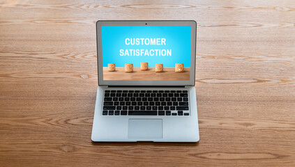 Poster - customer satisfaction and evaluation analysis on modish software computer for marketing strategy pla