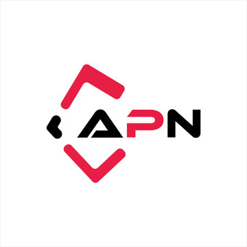 APN creative minimalist letter logo. APN unique vector initials alphabet letter logo design