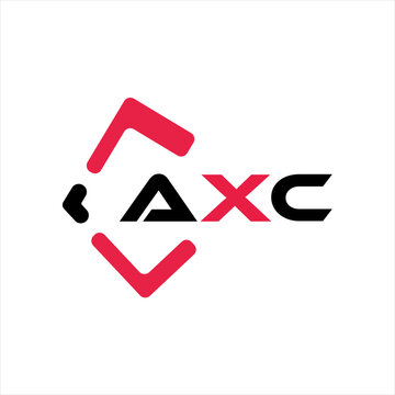 AXC creative minimalist letter logo. AXC unique vector initials alphabet letter logo design