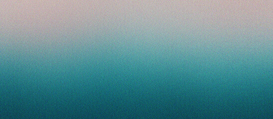 Poster - teal silver peach grainy background with textured gradient background for social media poster header