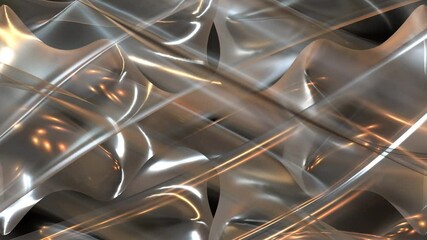 Poster - Abstract Background Animation With Glowing Curvy Lines 