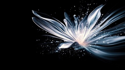 Poster -   Clarity of the flower enhances