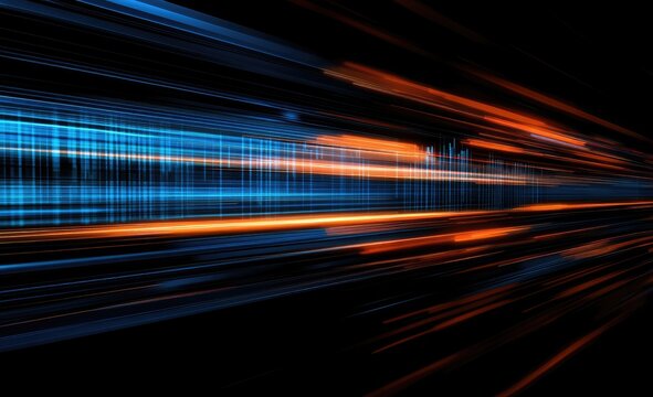 Abstract speed lines, vibrant colors