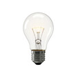 © Edward.S - Light Bulb Shines Clear Glass, transparent background