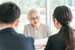 © buritora - 窓口・行政機関に相談に来た高齢者女性（介護,医療,支援）