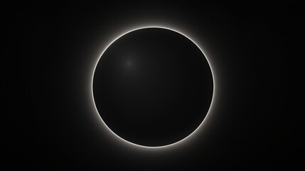 Poster - Elegant Black Circular Wallpaper with Soft Light and Dark Background