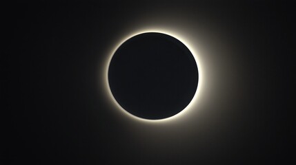 Poster - Elegant Soft Black Circular Wallpaper with Light Glow Effect