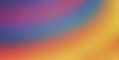 Poster - golden cyan pink effect background with textured noise for art product design and social media banne