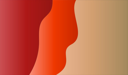 Poster - Vintage background with colorful waves