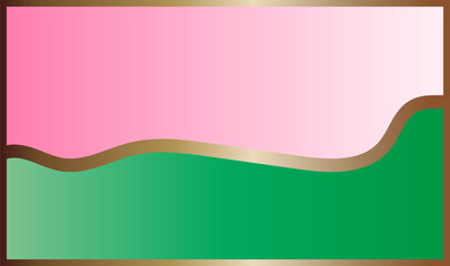 Poster - abstract art with smooth wave patterns modern flat design