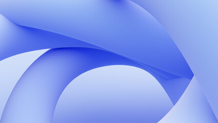 Leinwandbilder - Abstract background illustration of animated lines,there is a coordination of soft blue lines, 3D rendering