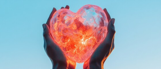 Poster - Pan American Compassion Reimagined Vibrant Heart Fusion in Mindful Global Unity - Celebrating Intercultural Wellness and Spring Connection Design
