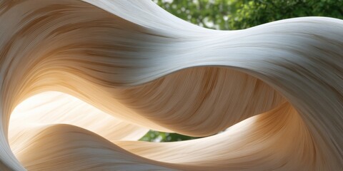 Poster - Fluid Architectural Elegance Organic Parametric Design Showcasing Sustainable Biomimetic Curves in Next-Generation Structural Innovation for Visionary Spatial Environments