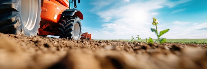 Poster - Regenerative Agriculture Revolution High-Tech Tractor Planting Hope - Sustainable Farming Innovation for Climate-Resilient Food Systems and Next-Gen Agricultural Transformation