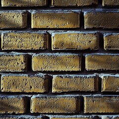 Poster - Textured brick wall with rustic character providing a warm and inviting backdrop for various uses