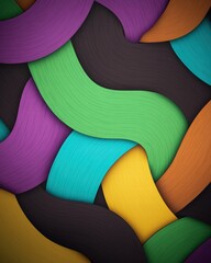 Poster - Vibrant colorful background featuring a spectrum of various colors blending harmoniously together