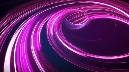 Poster - Dynamic Abstract Background with Swirling Lines in Pink and Purple, Showcasing Fluidity and Energy in Motion for Mesmerizing Visual Experience.