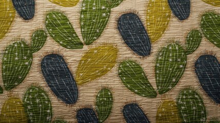 Poster - Cozy quilted wall hanging featuring intricate patterns displayed elegantly against a simple wall