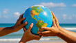 © REZAUL4513 - Hands Holding the Earth Symbolizing Global Care and Protection