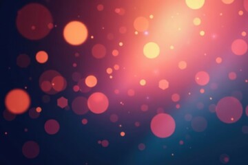 Canvas Print - subtle bokeh lights, dreamy atmosphere, gentle gradients, texture, soft