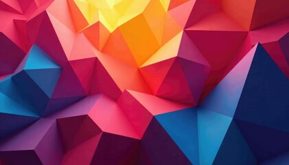 Wall Mural - abstract geometric shapes forming a complex design , repeat, style