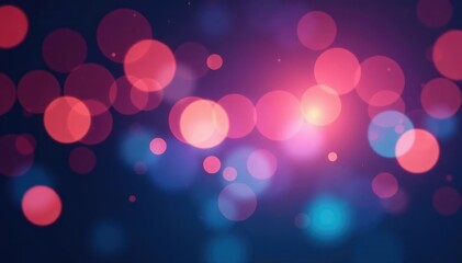 Canvas Print - subtle bokeh lights, dreamy, ethereal glow, smooth gradients, seamless, elegant