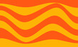 © komkrit234 - orange yellow stripes lines wave curves funny style flag curtain graphic abstract background