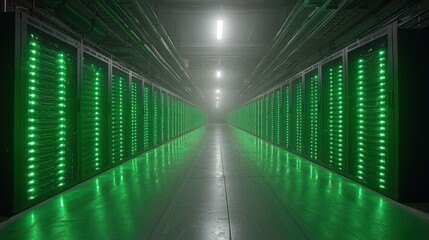 Poster - Green Glowing Servers in a Modern Data Center