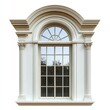 © SunCamCo - Front view of a transom window isolated on a white background