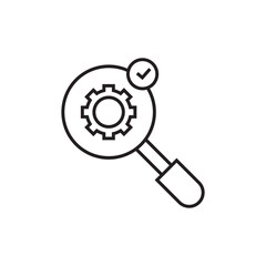 Coding testing icon 
