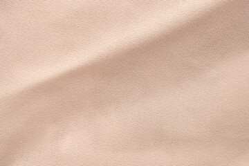 Wall Mural - beige color fabric texture background closeup
