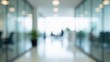 © Dmitrii - Abstract blurred office interior room. working space for background or backdrop in business concept