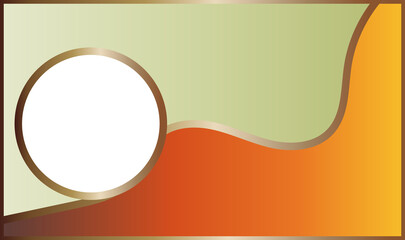 Poster - Abstract background with a dynamic waves in a minimalist style 
