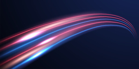 Wall Mural - beautiful light speed line background on black background abstract design vector illustration