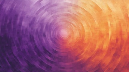 Aufkleber - Gradient Swirl: Soft Circular Pattern with Purple to Orange Transitions and Abstract Wood Grain Texture for Backgrounds