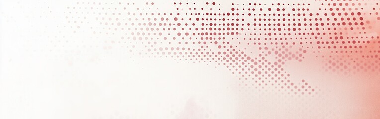 Poster - Soft Blush Pink Fading into Dusty Rose Halftone Pattern Abstract Background