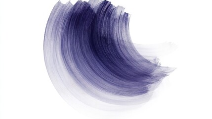 Poster - Gradient Flow: Abstract Circular Design with Soft Pencil Strokes and Translucent Overlay on White