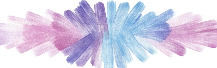 Poster - Minimalist pencil strokes design with lavender and blue for calming, abstract background textures and decorative layouts.