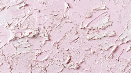 Poster - Textured pastel pink background featuring subtle white accents and a rough, hand-applied paint effect