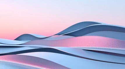 Poster - An abstract background showcasing liquid metal with a chrome finish, featuring a silver gradient and iridescent tones that produce a modern and sleek visual texture