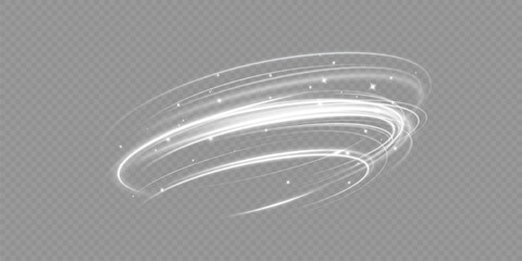Leinwandbilder - Light white Twirl.Vector eps 10	