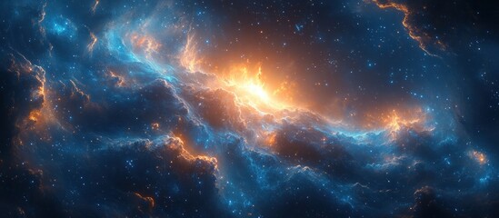 Wall Mural - cosmic nebulae explosion, space