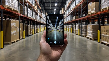 Poster - AR system in warehouse for efficient package tracking and smart delivery management