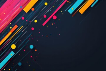 Aufkleber - Colorful abstract background featuring a blend of vibrant hues and patterns to inspire creativity and imagination