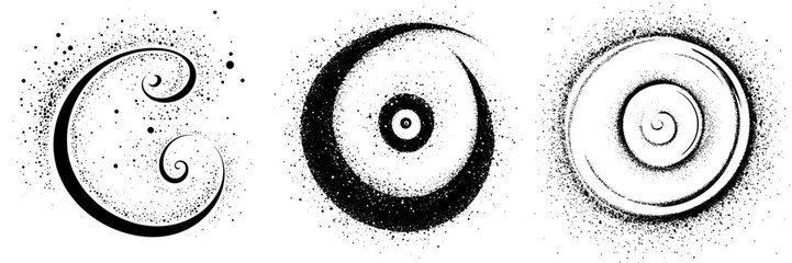 Poster - unique artistic representation of swirling patterns showcased in a creative design