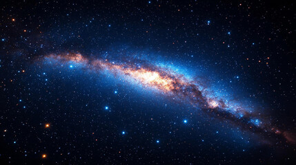Wall Mural - realistic cosmos celestial landscapes. breathtaking view of cosmos reveals celestial landscapes fill