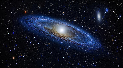 Wall Mural - realistic cosmos celestial landscapes. breathtaking view of cosmos reveals celestial landscapes fill